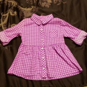 Carter's baby girl button top